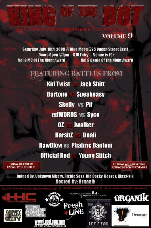 KOTD: King of the Dot - Put Your Money Where Yo Mouth Iz Volume 9