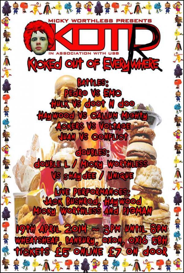 King of the Ronalds - Kicked Out Of Everywhere