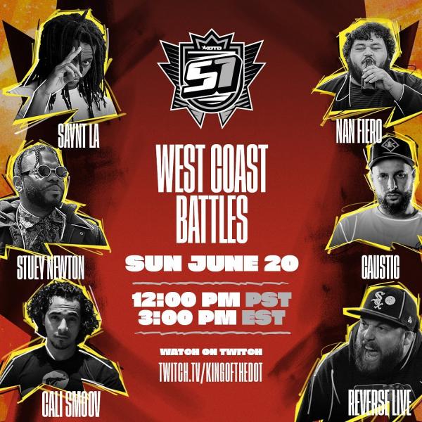 KOTD: King of the Dot - KOTDS1: West Coast (Week 1)