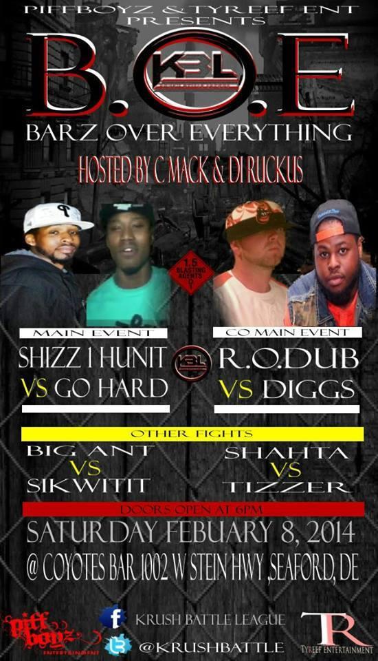 Krush Battle League - Bars Over Everything - Krush