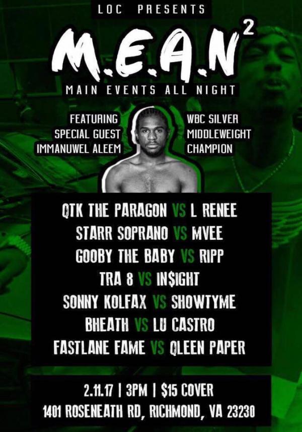 League of Champions - MEAN 2: Main Events All Night