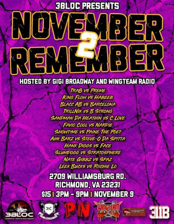 League of Champions - November 2 Remember