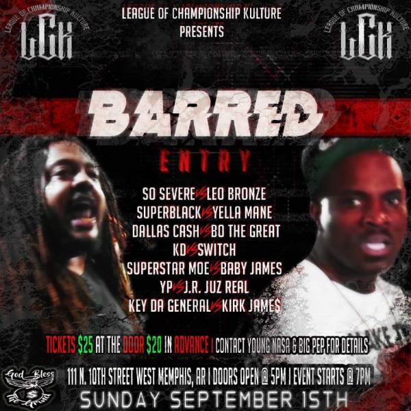 League of Championship Kulture - Barred Entry