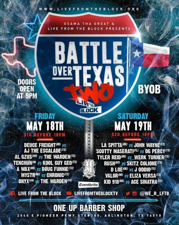 Live From The Block - Battle Over Texas Two