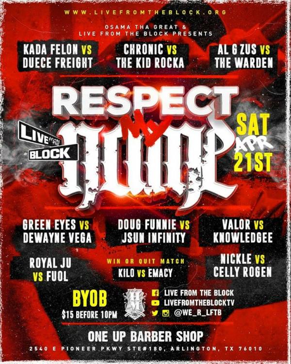 Live From The Block - Respect My Name