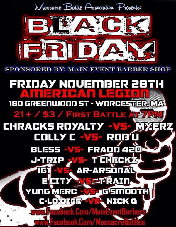 Massacre Battle Association - Black Friday - MBA