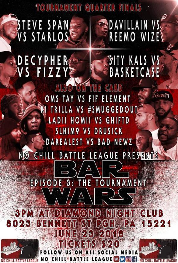 No Chill Battle League - Bar Wars - Episode 3: The Tournament