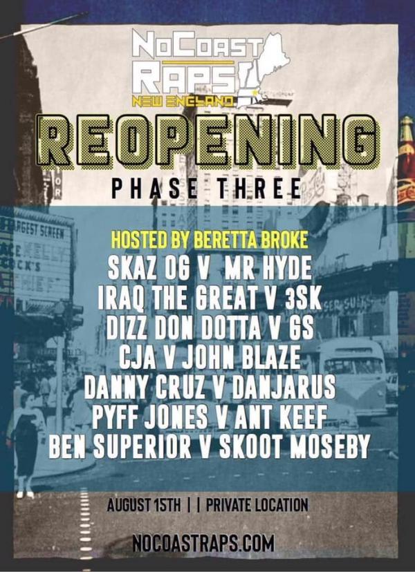 No Coast Raps - Reopening: Phase Three