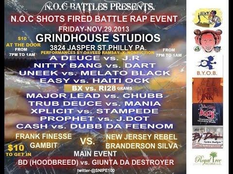 NOC Battles - NOC Shots Fired Battle Rap Event