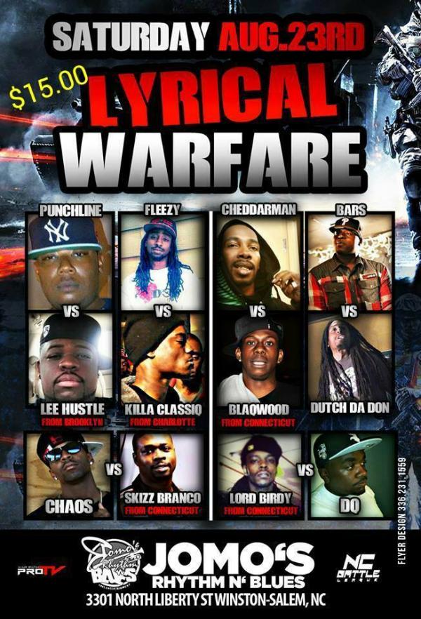 North Carolina Battle League - Lyrical Warfare