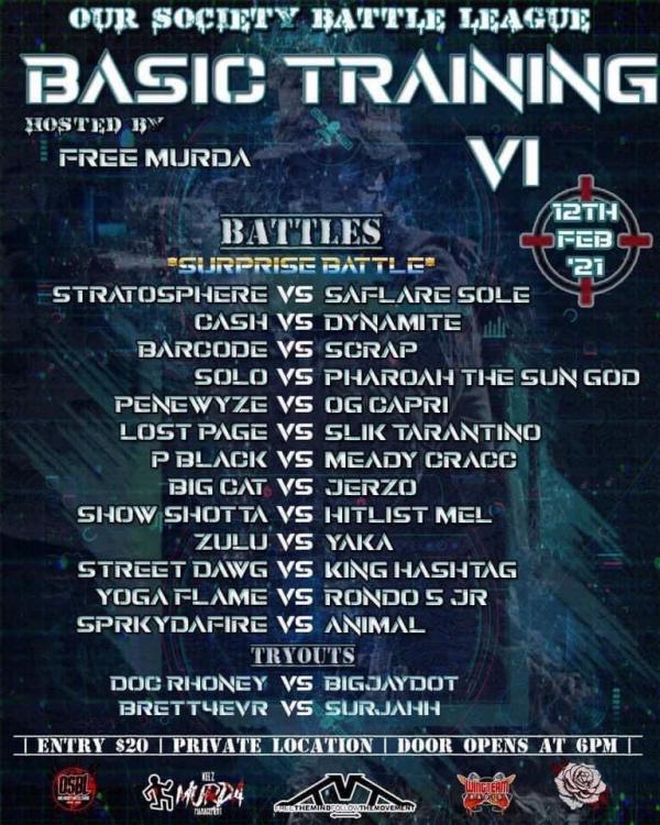 Our Society Battle League - Basic Training VI