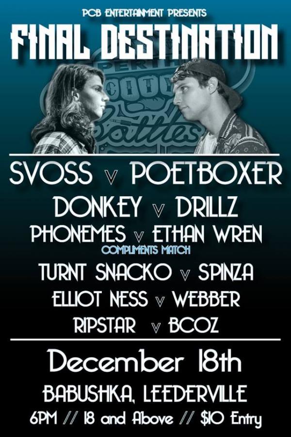 Perth City Battles - Final Destination (Perth City Battles)