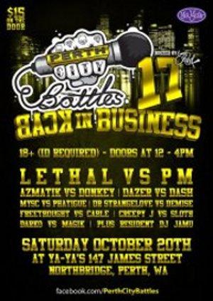 Perth City Battles - Perth City Battles 17 - Back in Business