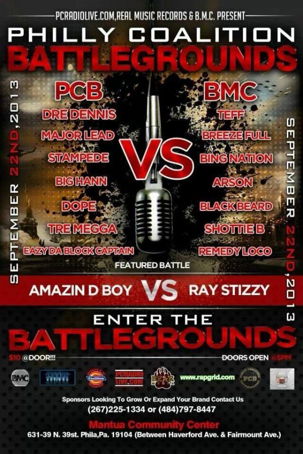 Philly Coalition Battle Grounds - Enter The Battlegrounds - September 22 2013
