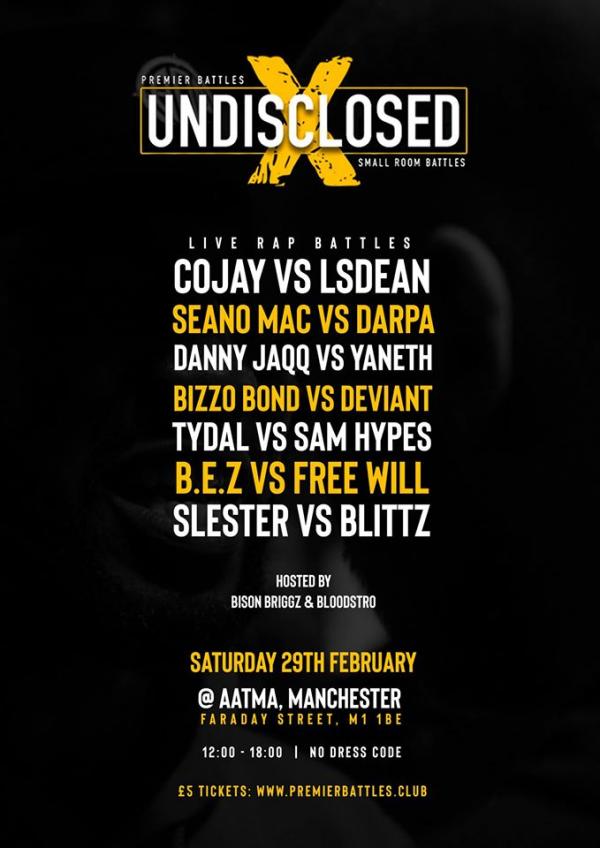 Premier Battles - Undisclosed X