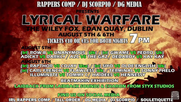 Rappers Comp Ireland - Lyrical Warfare (Rappers Comp Ireland)