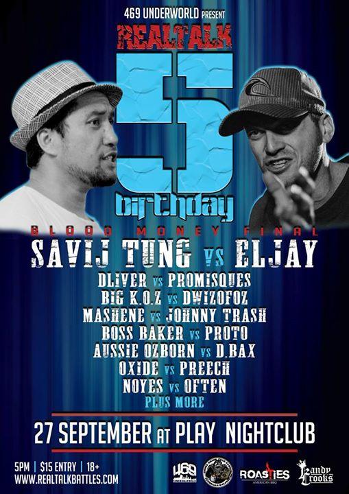 Real Talk Battle League - Real Talk 5th Birthday - Blood Money Final