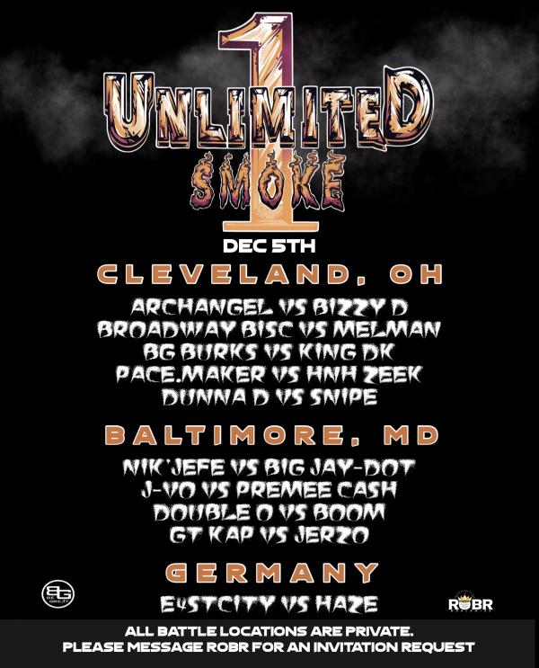 Rulers of Battle Rap Worldwide - Unlimited Smoke 1