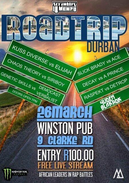 Scrambles 4 Money - Scrambles 4 Money - Road Trip - Durban