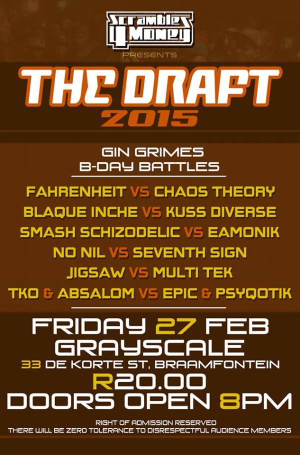 Scrambles 4 Money - The Draft 2015