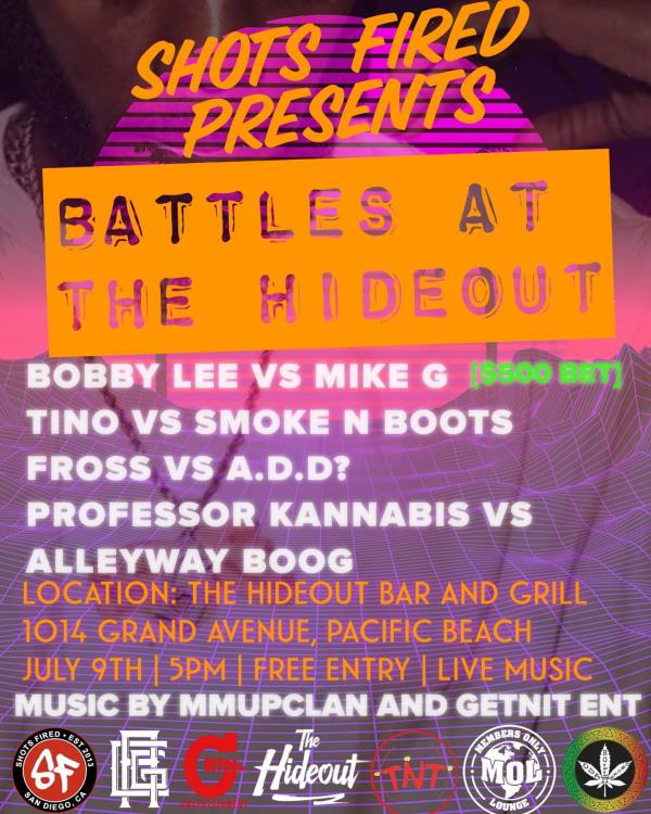 Shots Fired Battle League - Battles at the Hideout