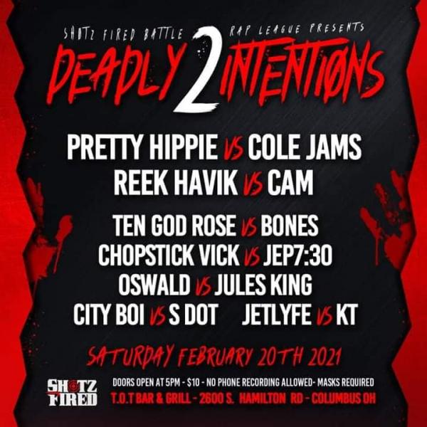 Shots Fired Battle League - Deadly Intentions 2