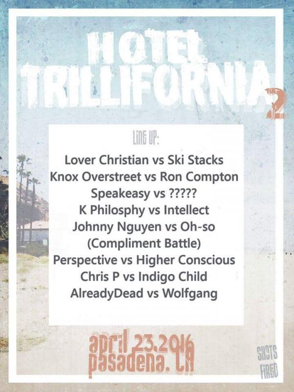 Shots Fired Battle League - Hotel Trillafornia 2