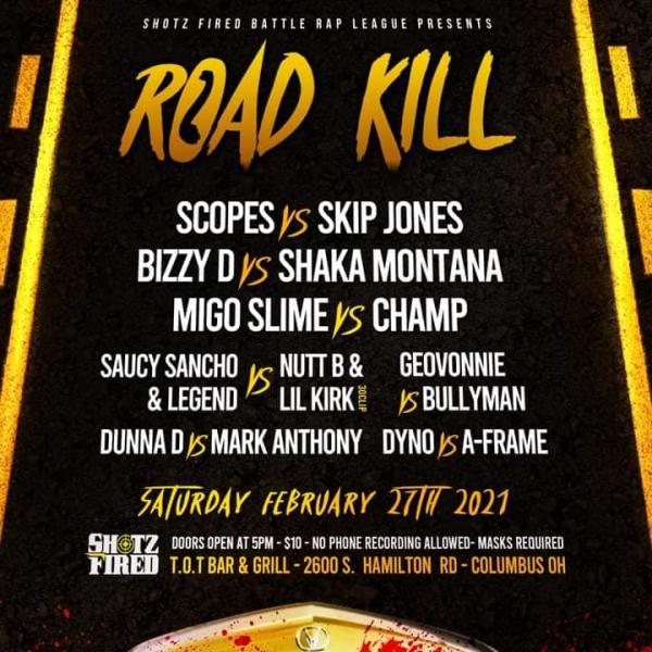 Shots Fired Battle League - Road Kill 2