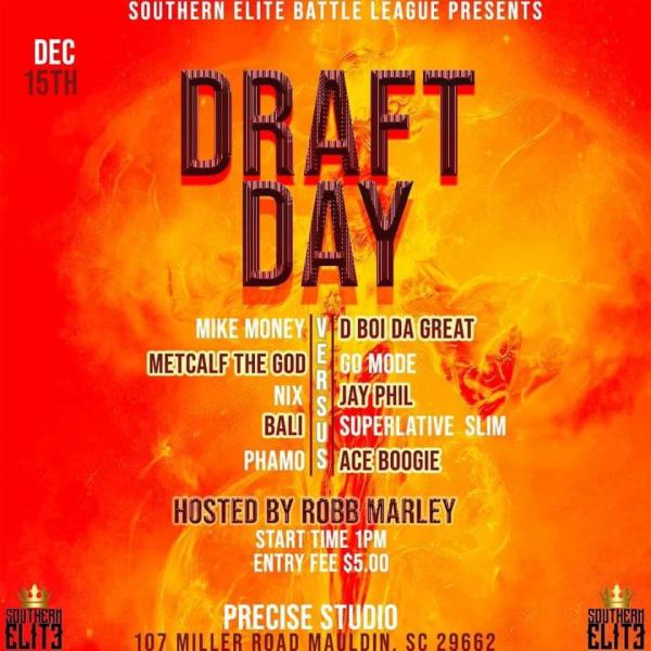 Southern Elite Battle League - Draft Day (Southern Elite Battle League)