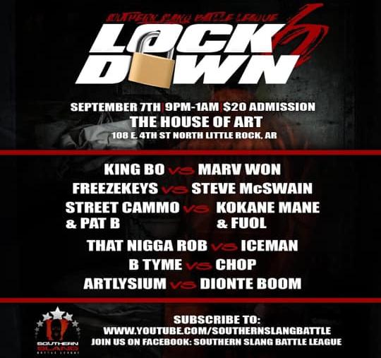 Southern Slang Battle League - Lockdown 6