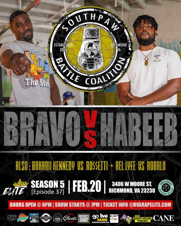 Southpaw Battle Coalition - Live From Rap Elite (February 20 2022)