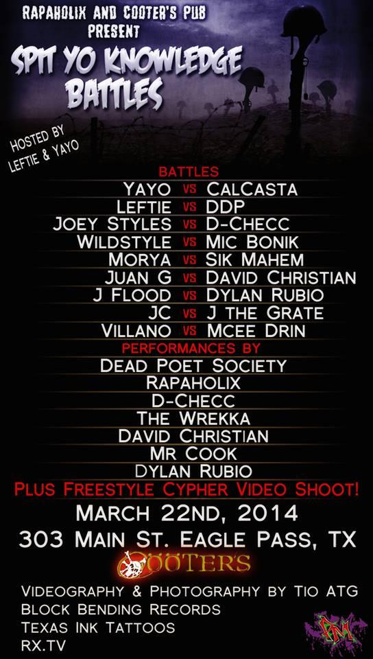 Spit Yo Knowledge Battles - Spit Yo Knowledge Battles
