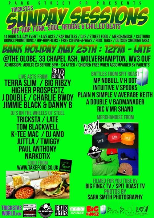 Spitroast Battles - Tricksta's Sunday Sessions - May 25 2014