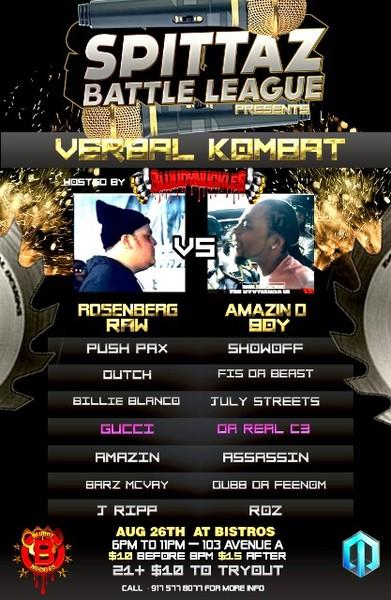 Spittaz Battle League - Verbal Kombat