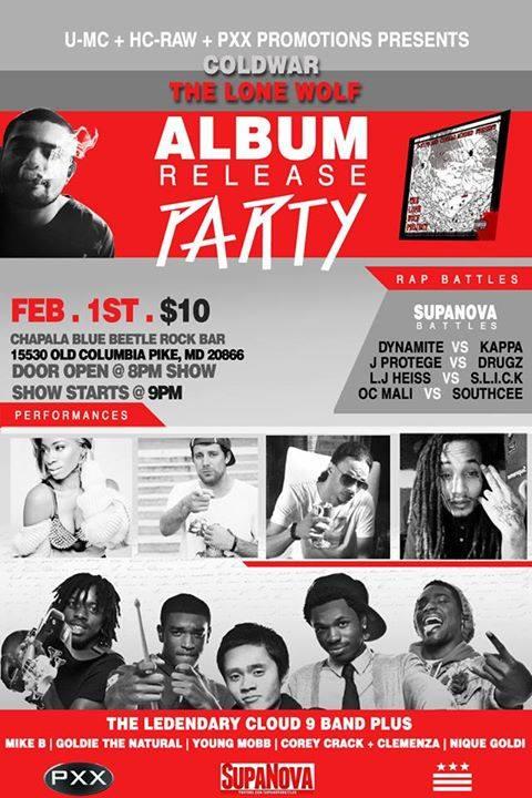 SupaNova Battles - The Lone Wolf - Album Release Party