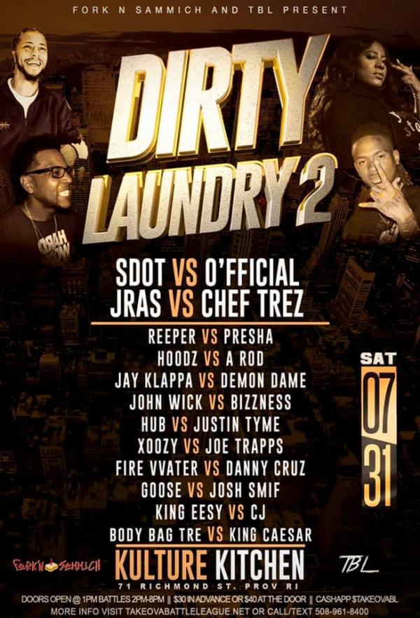 TakeOva Battle League - Dirty Laundry 2