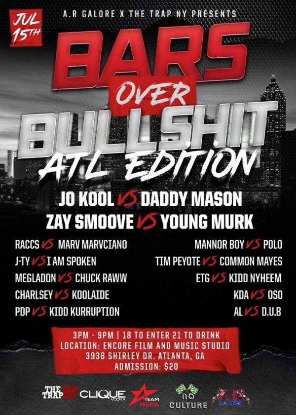 The Trap NY - Bars Over Bullshit: ATL Edition