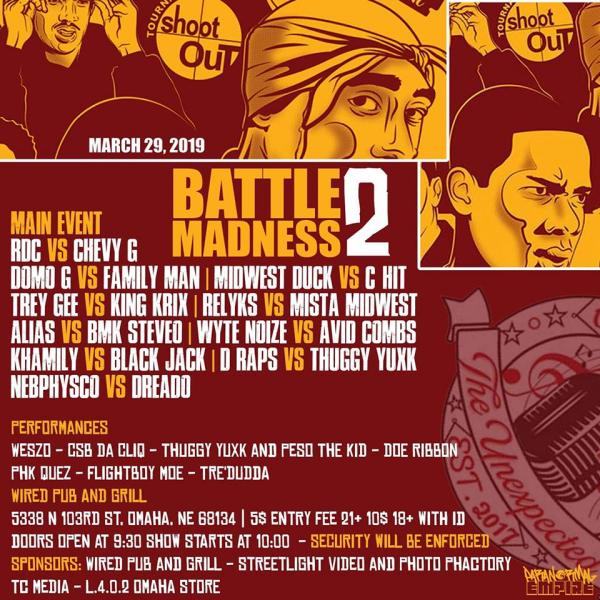 The Unexpected Rap Battle League - Battle Madness 2