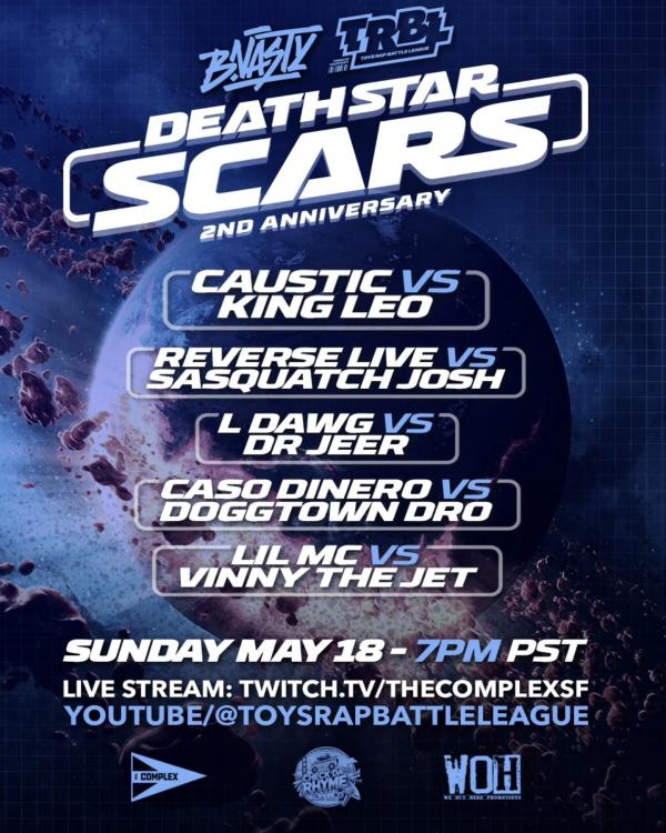 TOYS Rap Battle League - Deathstar Scars: 2nd Anniversary