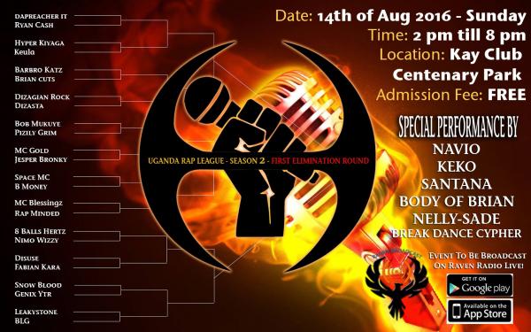 Uganda Rap League - Uganda Rap League Season 2 - First Elimination Round