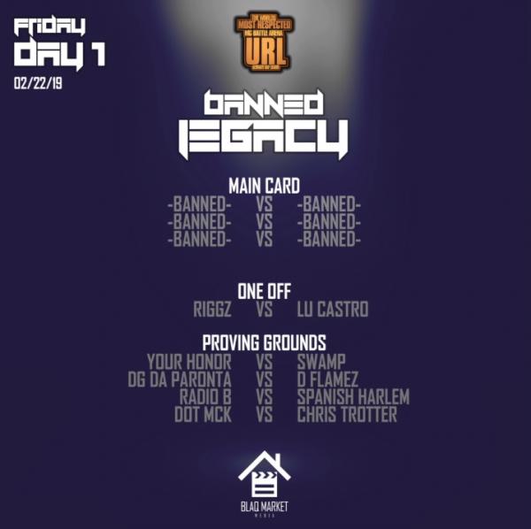 URL: Ultimate Rap League - Banned Legacy