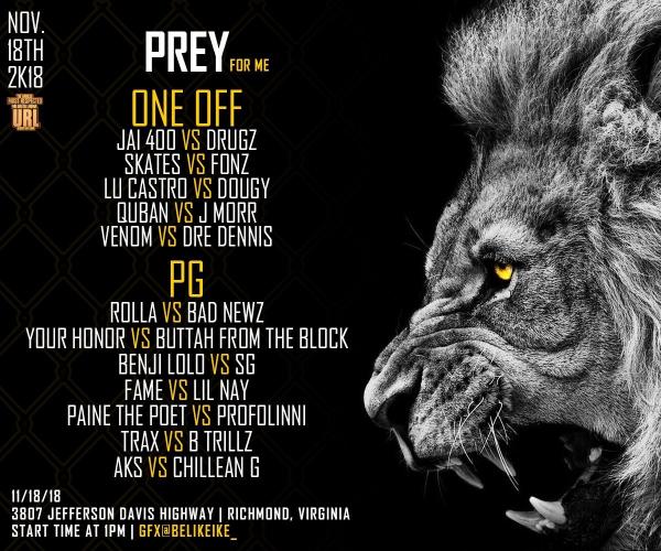 URL: Ultimate Rap League - Prey For Me