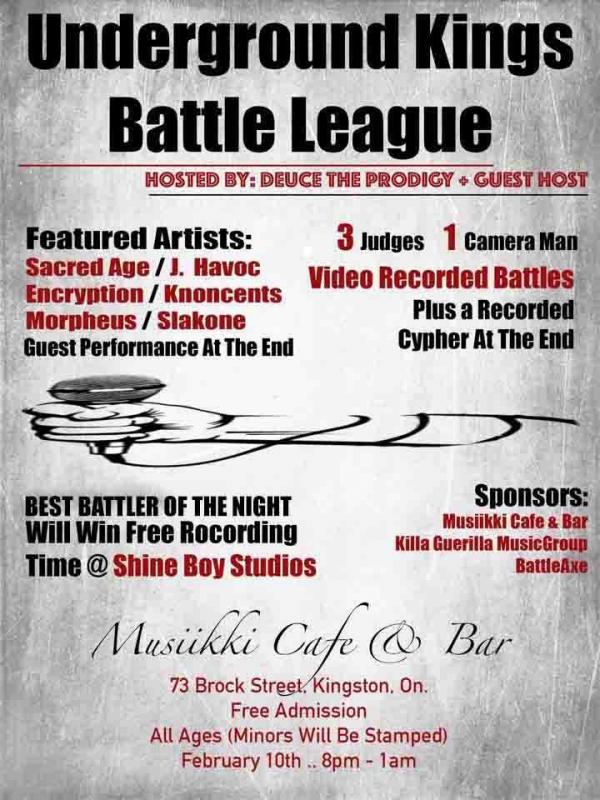Underground Kings Battle League - Underground Kings Battle League - February 10 2015 Event