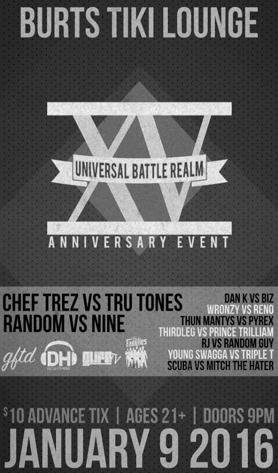 Universal Battle Realm - UBR 15 - 3 Year Anniversary