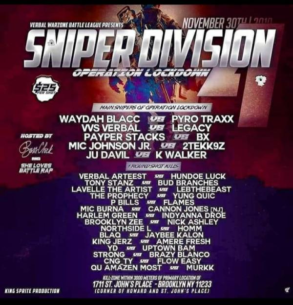 Verbal War Zone - Sniper Division 4: Operation Lockdown