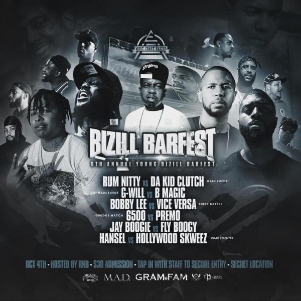 West Coast Elites - Bizill Barfest 2020