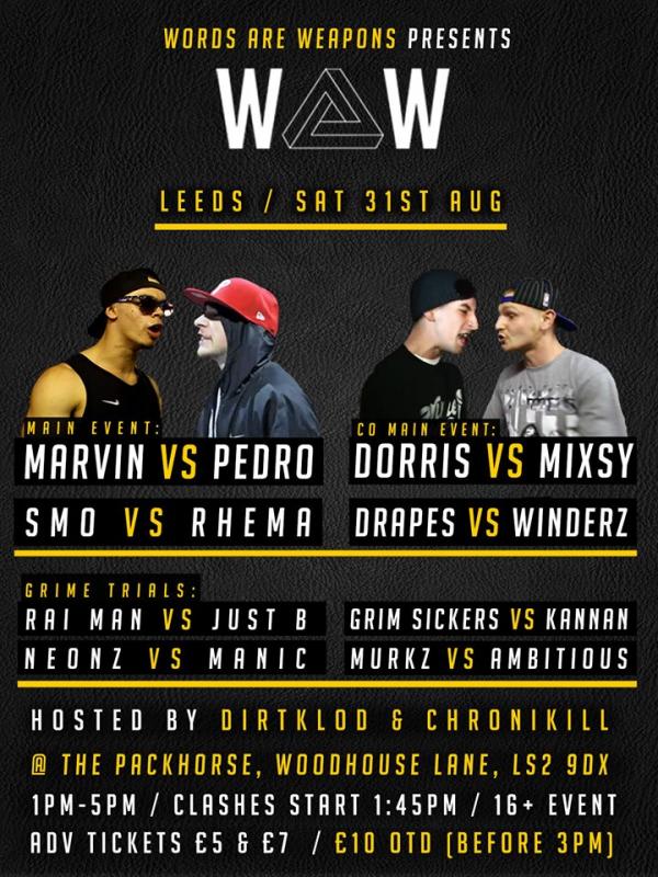 Words Are Weapons - Leeds Grime Clash